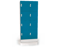 Premium lockers with eight lockable boxes ALFORT AD 1920 x 800 x 520